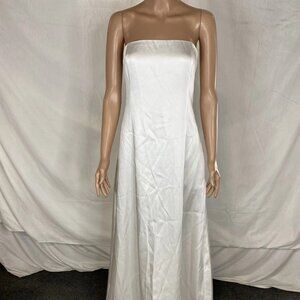 NEW MARE MARE Women’s Piper Strapless Satin Fit & Flare Maxi Dress